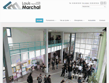 Tablet Screenshot of lycee-marchal.com